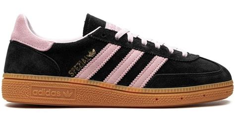 adidas spezial pink stripes|pink adidas with black stripes.